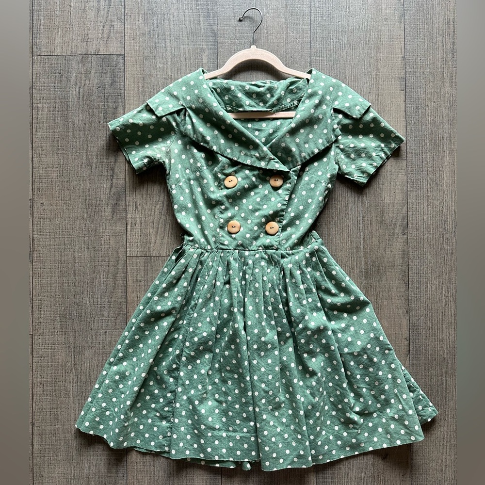 Handmade vintage 50s style dress size XS/S